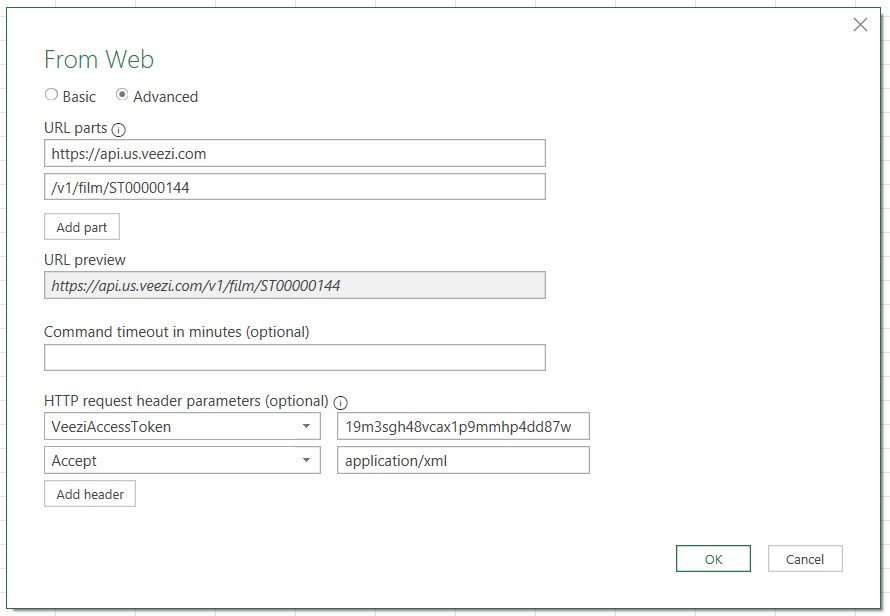 From Web dialog box just before pressed OK button
