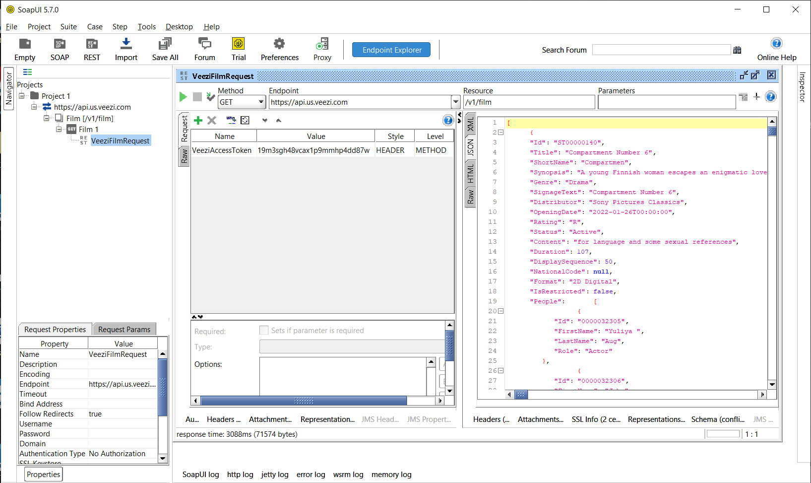 after saving req, I got what Joe got