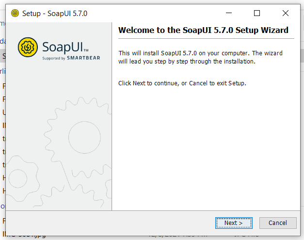 the SoapUI 5.7.0 Setup Wizard