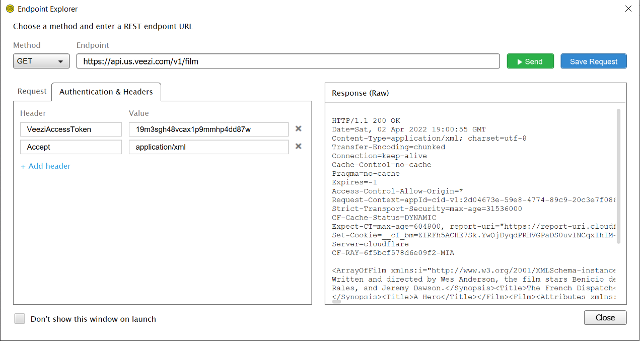 after saving req, I got what Joe got