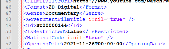 after saving req, I got XML