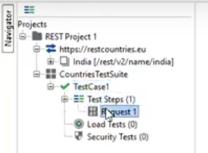 treeview after expanding Test Steps(1)