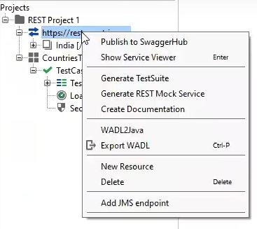 selecting the WADL(URI)